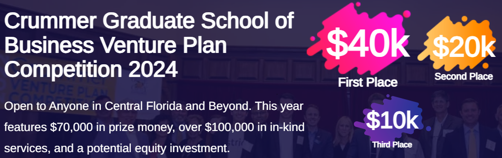 Crummer Graduate School of Business Venture Plan Competition 2024